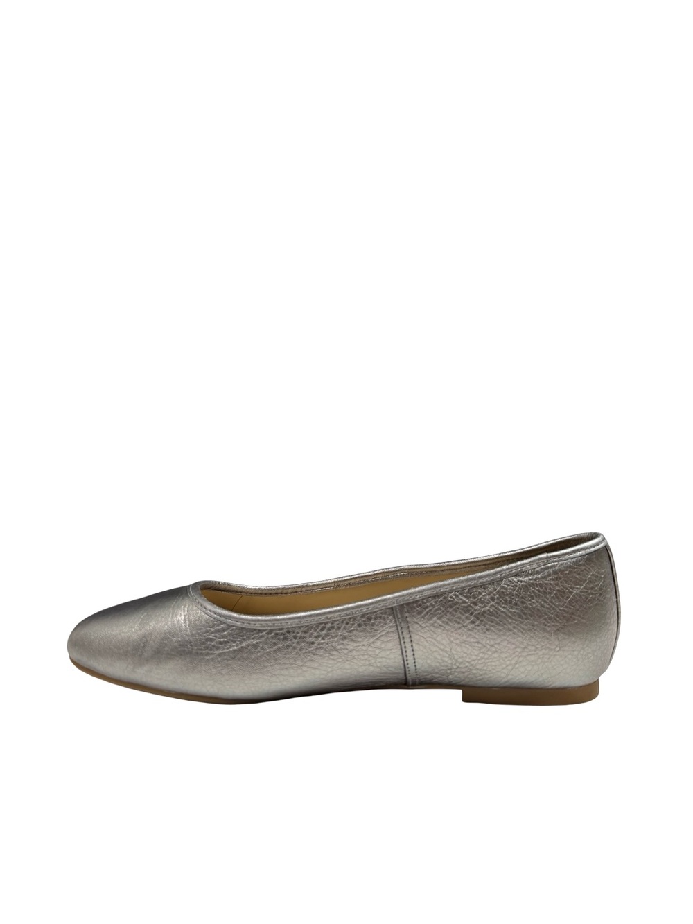 Vionic Orinda Ballet Flats Women Sz 9 Silver  Metallic Orthopedic Comfort Shoes - Picture 4 of 11